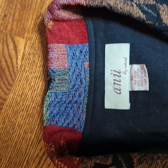 Coastal Cowgirl Tapestry jacket Dopamine bohemian festival color block Sz XL - Picture 4 of 11